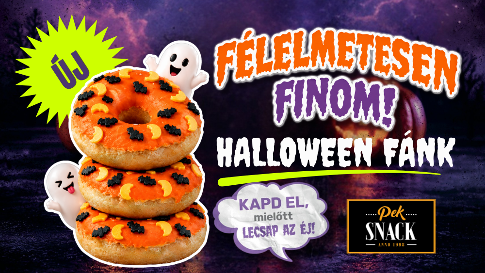 Halloween fánk