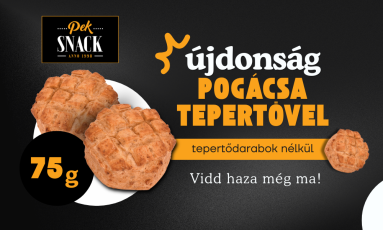 Újdonság: Pogácsa tepertővel