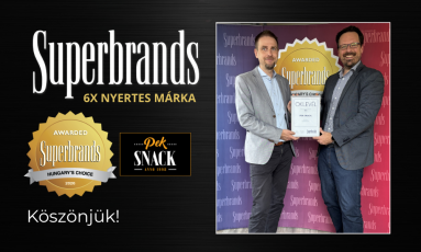 Idén is Superbrands díjas a Pek-Snack!