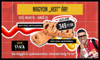 Hot-dog akció! Hot-dog akció!
