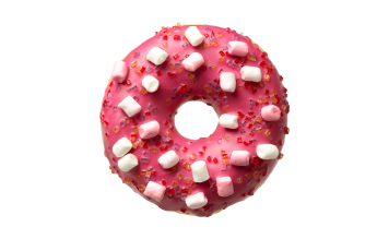 Pinkie Pillefánk-Eper ízű bevonattal, pillecukor szórással