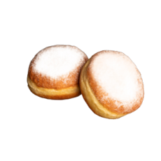 Baracklekváros fánk 65g